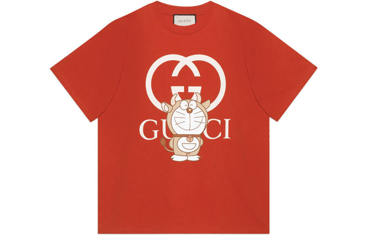 GUCCI x Doraemon/a, SS21 T Shirt Men's Red