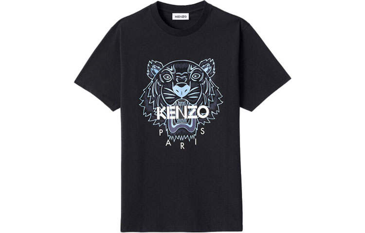 KENZO Men's Classic Tiger T-Shirt Black