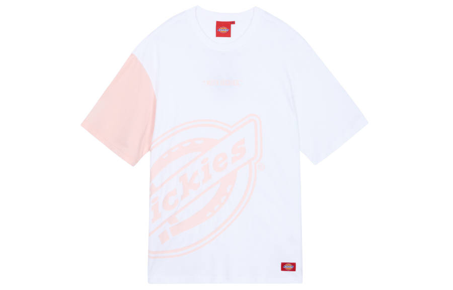 Dickies Dickies T Shirt Unisex White Pink