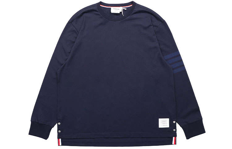 THOM BROWNE THOM BROWNE 4 Bar Crewneck T Shirt