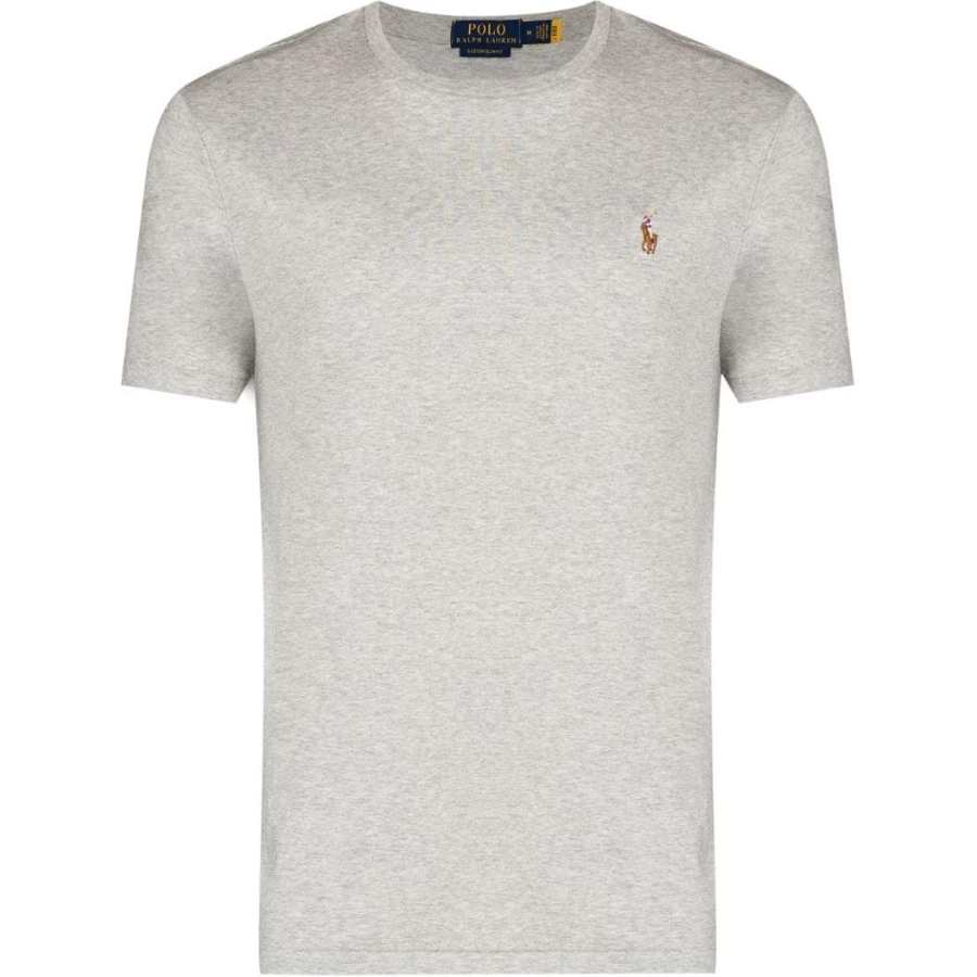 Polo Ralph Lauren Logo Embroidered Crewneck T Shirt