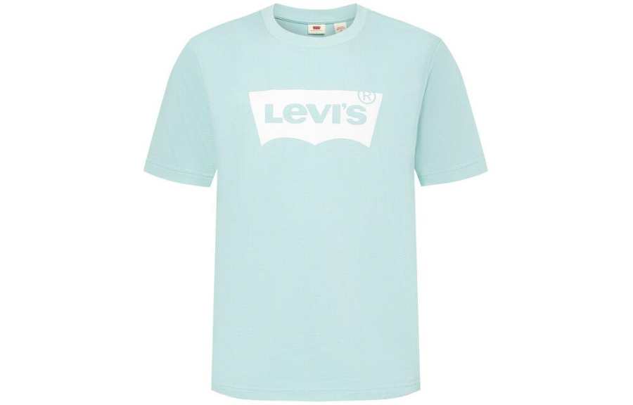 Levis Levis T Shirts Men's Green Crew Neck Moderate