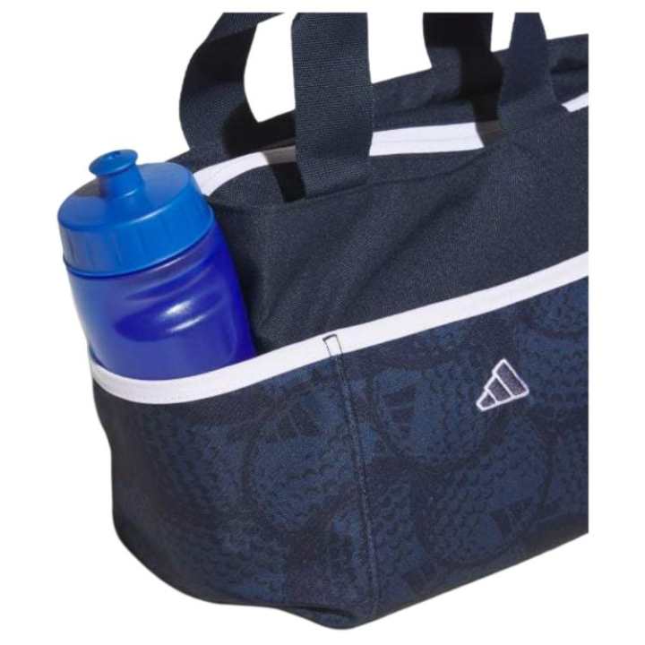 Adidas Adidas Performance Polyester Tote Bag, Shopping Bag, Handbag Unisex Marine Blue
