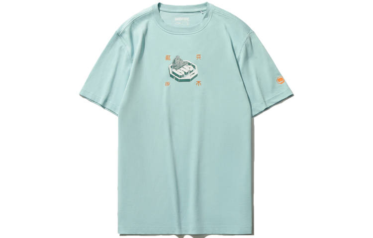 Li-Ning Li Ning Badfive T Shirt Men's Lake Gray Blue