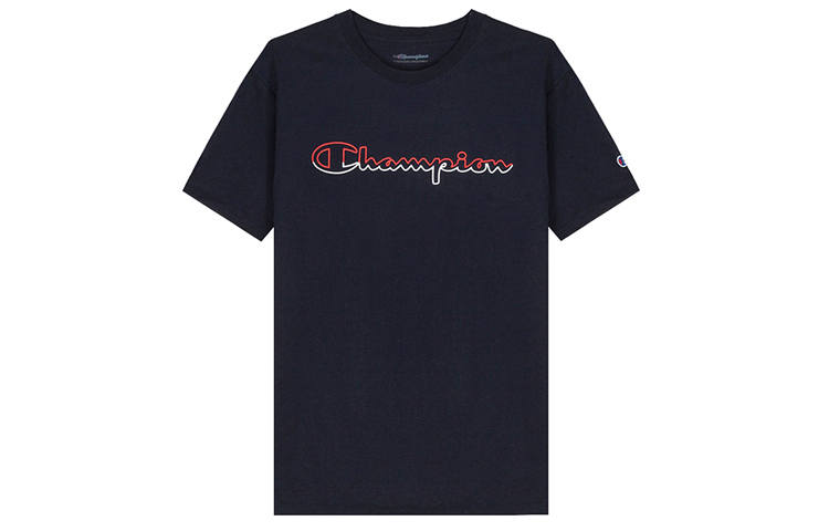 Champion T Shirts Unisex Crew Neck Moderate Straight Fit