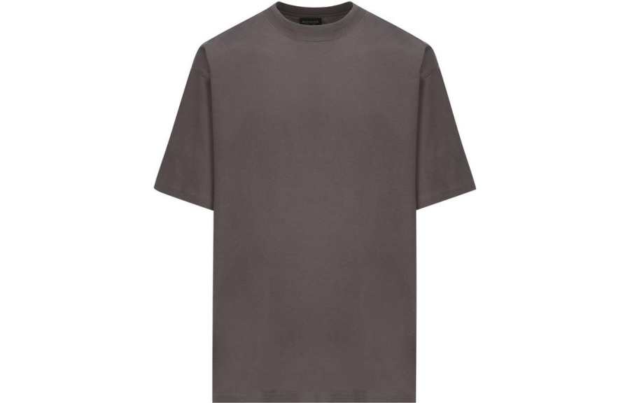 Balenciaga SS23 T Shirt Loose Fit Men's Charcoal Gray