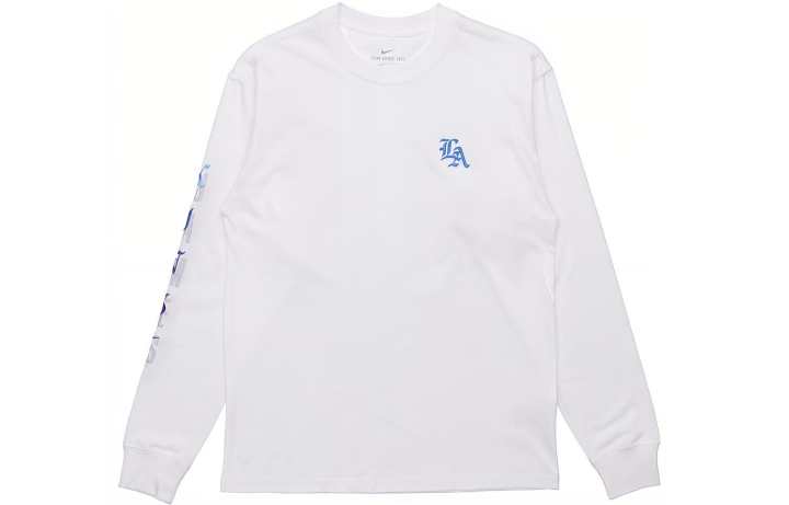 Nike Nike T Shirts Men's White Crew Neck Moderate Straight Fit
