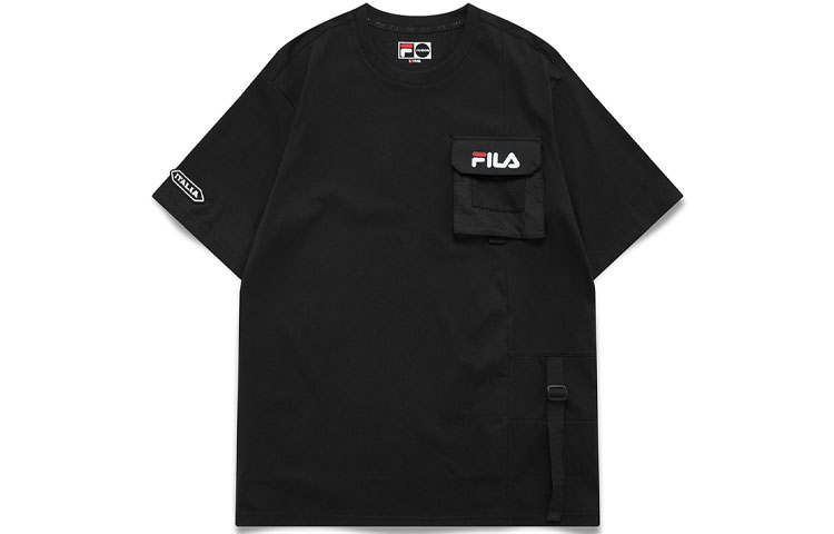FILA FUSION Set in Sleeve T Shirt Men's Black
