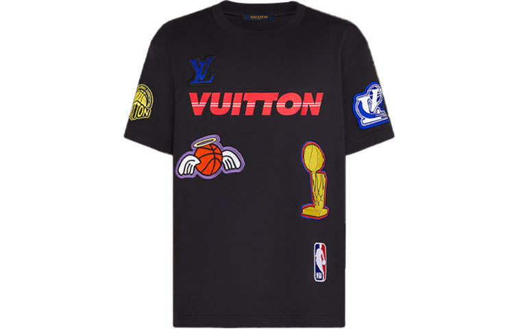 LOUIS VUITTON x NBA FW21 T Shirt Men's Black