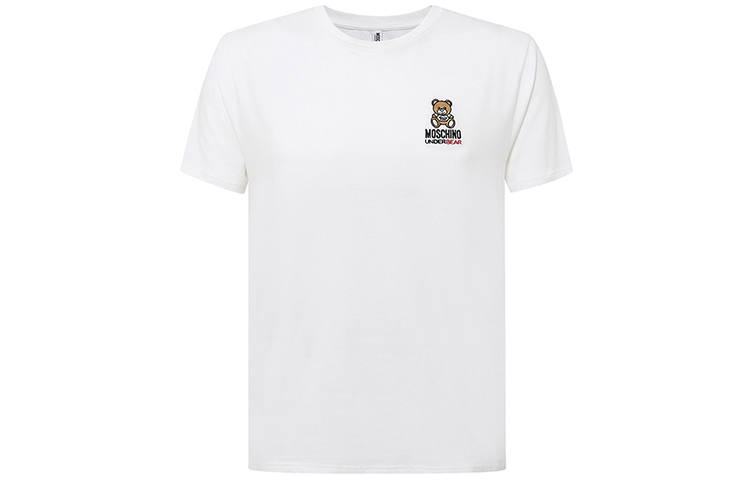 MOSCHINO T Shirts Men's Crew Neck Moderate Straight Fit