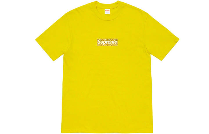 Supreme Supreme FW19 T Shirt Unisex Yellow