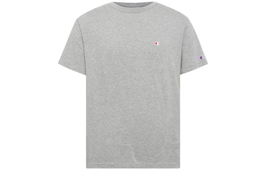 Champion T Shirt Unisex Light Gray