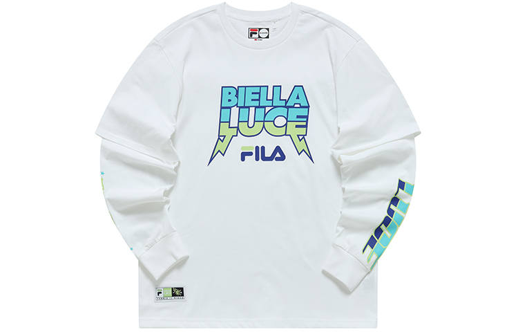 FILA FUSION T Shirt Unisex Standard White