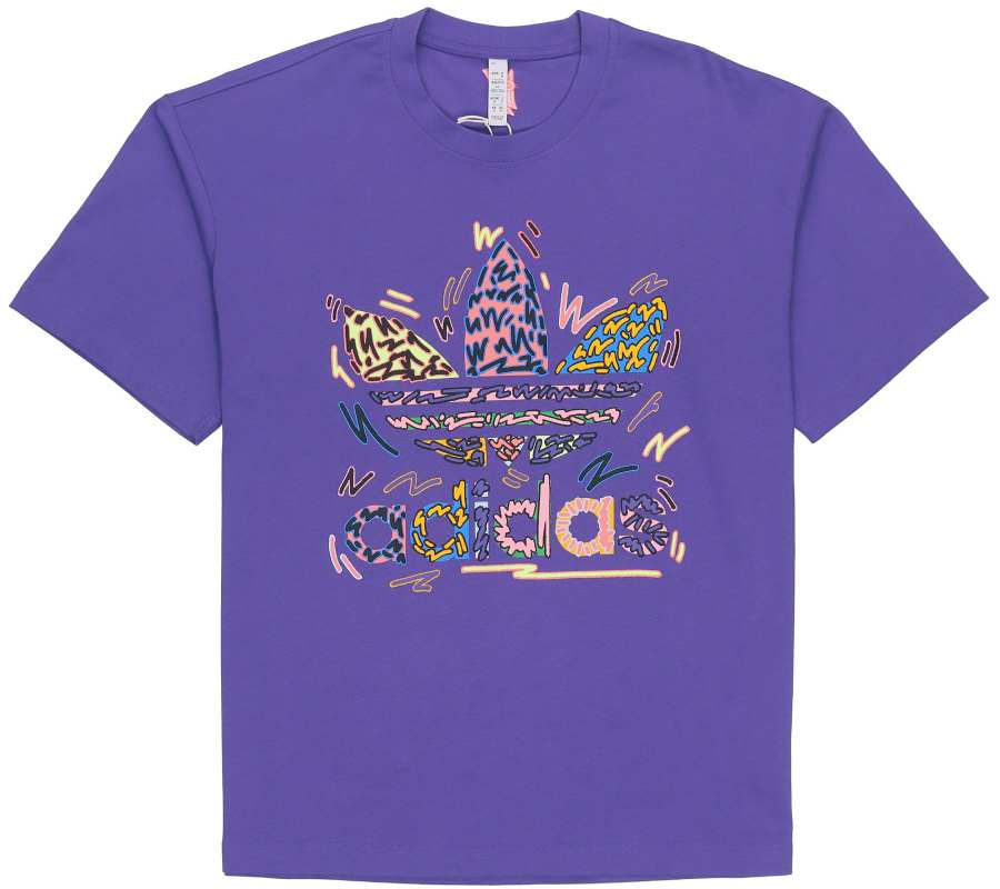 Adidas Originals T Shirt Unisex Purple