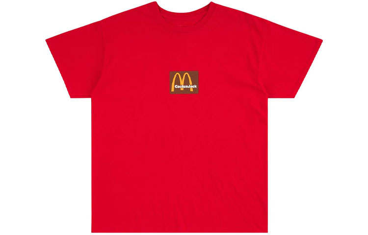 Travis Scott x Mcdonald's Sesame Iii T shirt T Shirt Men's Red