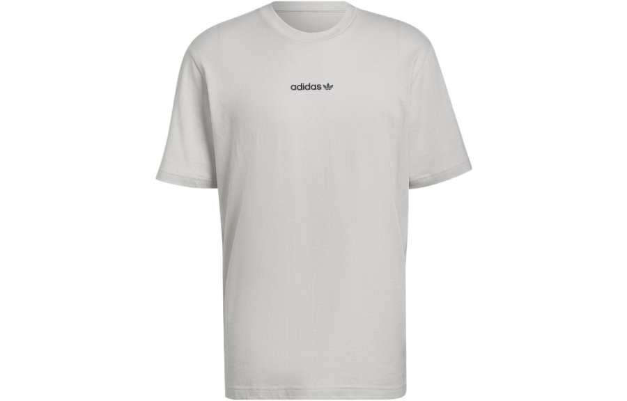 Adidas Originals Edge Seam Tee T Shirts Men's White Crew Neck Moderate Straight Fit