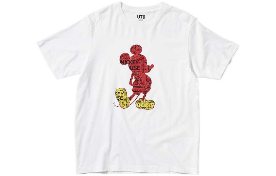 UNIQLO T Shirts Unisex White Crew Neck Moderate