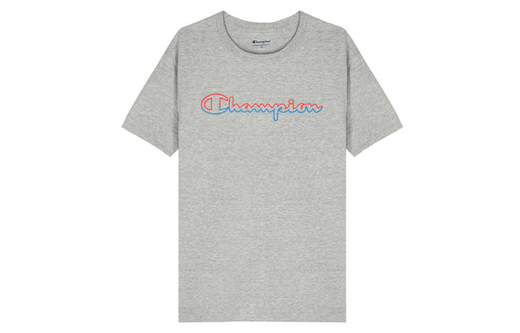 Champion Champion T Shirt US Version Unisex Gray