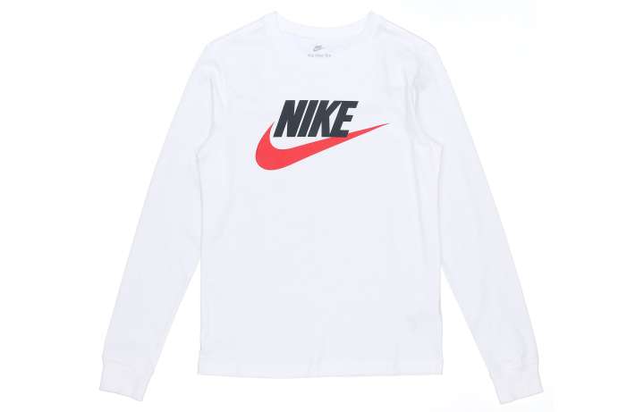 Nike Nike T Shirts Men's White Crew Neck Moderate Straight Fit