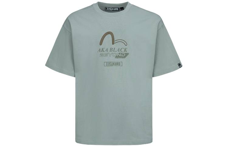 EVISU T Shirts Men's Crew Neck Moderate Straight Fit