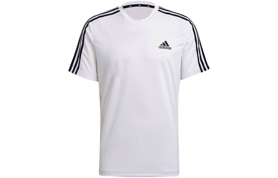 Adidas Adidas Set in Sleeve T Shirt Men's White