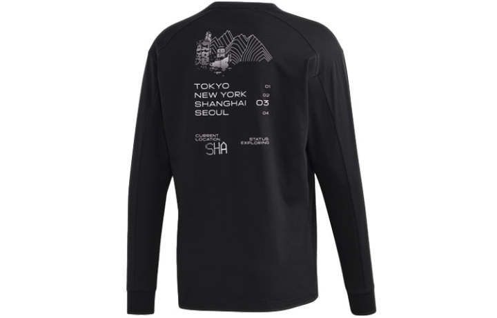 Adidas Adidas T Shirts Men's Black Crew Neck Moderate Straight Fit