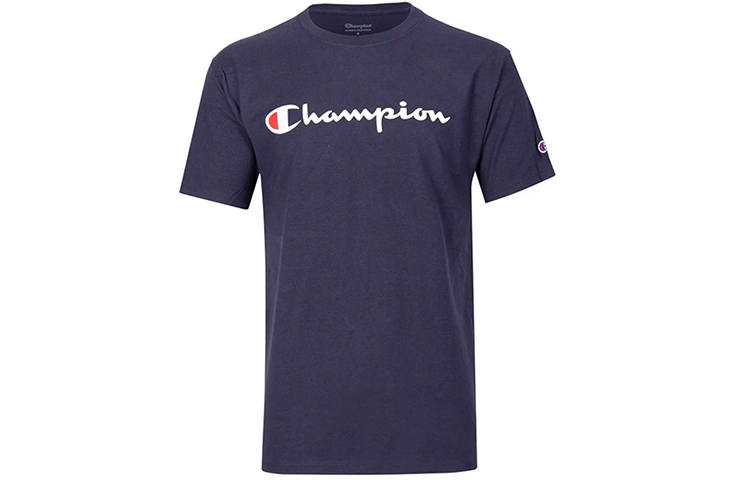 Champion Champion T Shirt US Version Men's Navy Blue