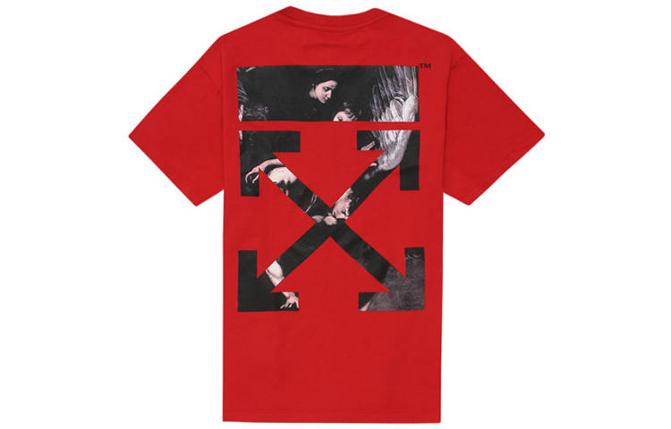OFF-WHITE OFF WHITE T Shirts Men's Crew Neck Moderate Straight Fit