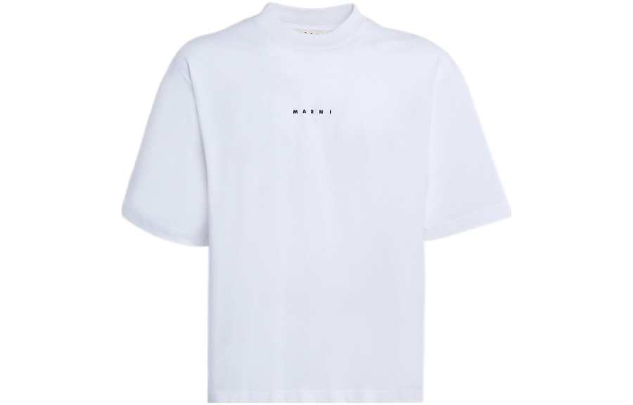 MARNI MARNI Logo Printed Crewneck T Shirt