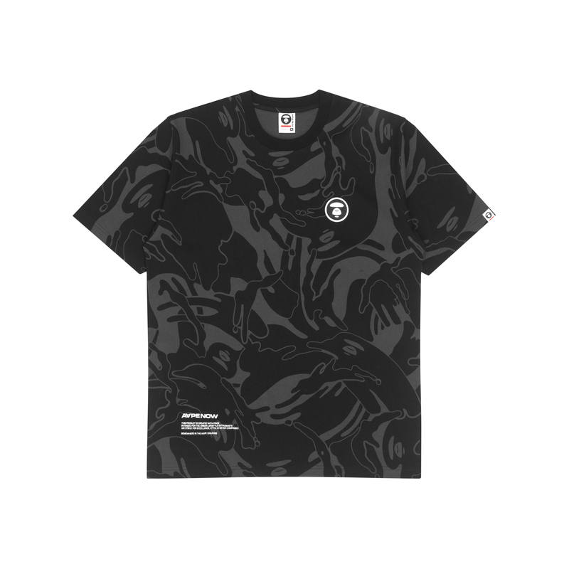 Aape By *A Bathing APE® Camouflage print Milo Cotton T shirt