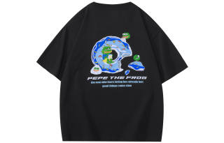 Pepe The Frog T Shirts Unisex Crew Neck Moderate Straight Fit
