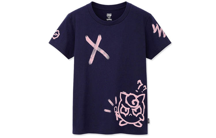 UNIQLO x POKEMON/, T Shirt Women's Navy Blue