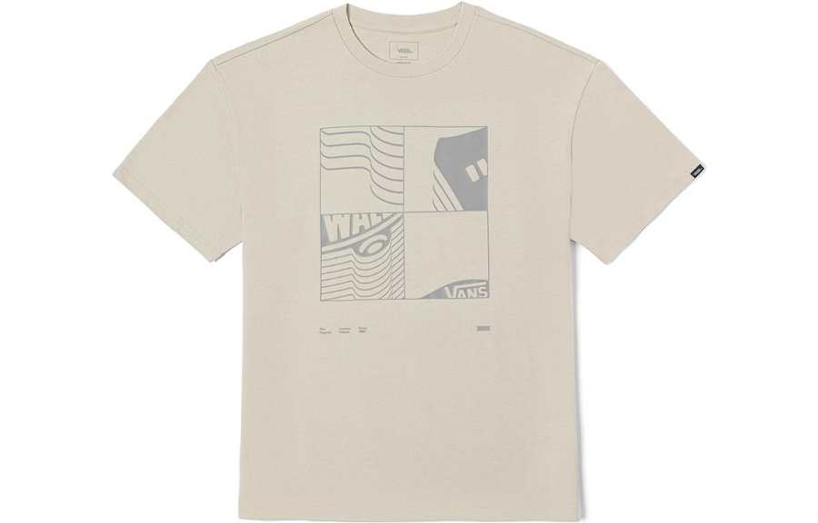 Vans T Shirts Unisex Oat Crew Neck Moderate Straight Fit