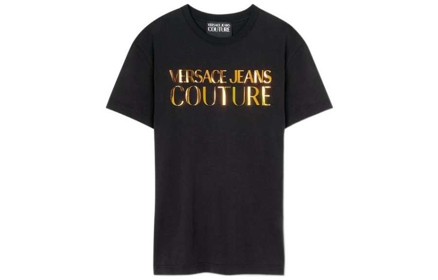 VERSACE JEANS COUTURE 【Previous Season】logo-print short-sleeved T-shirt