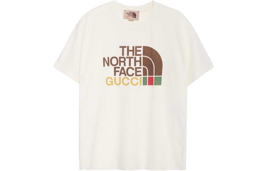 GUCCI x THE NORTH FACE T Shirt Men's Ivory White