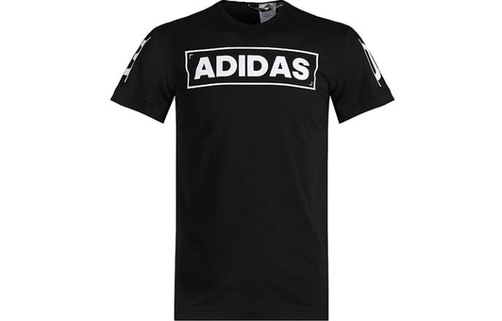 Adidas Adidas T Shirts Men's Black Crew Neck Moderate