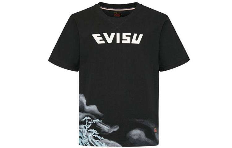 EVISU EVISU T Shirts Men's Crew Neck Moderate Straight Fit