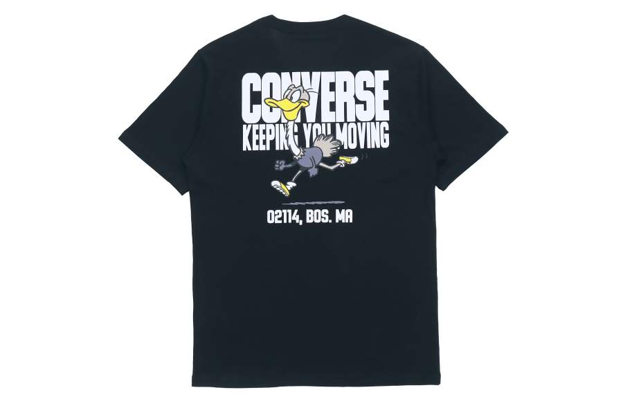 Converse Converse Set-in Sleeve T-Shirt Men's Black