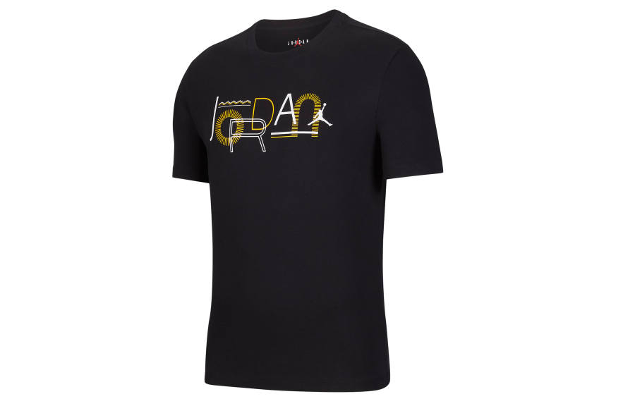 Jordan Jordan Air Jordan Legacy T Shirts Men's Black Crew Neck Moderate Straight Fit