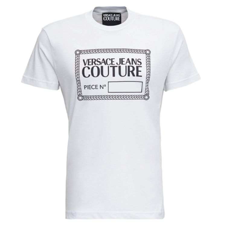 VERSACE JEANS COUTURE Logo print Cotton T Shirt