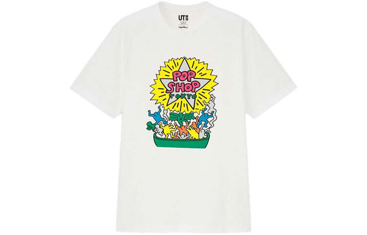 UNIQLO x Keith Haring X Tokyo T Shirt Unisex White