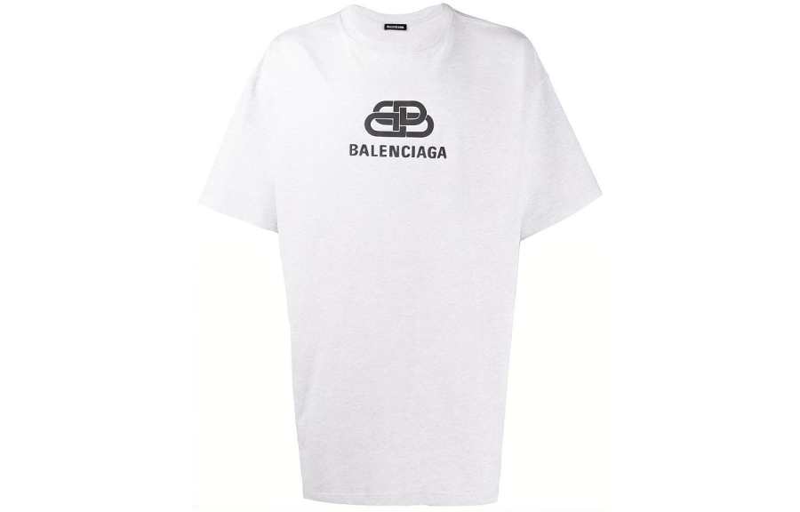 Balenciaga T Shirt, Loose Fit Men's White