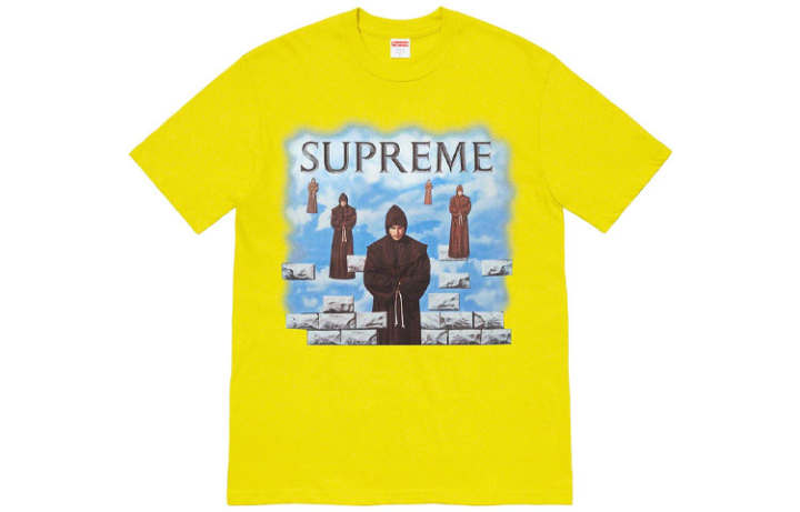 Supreme Supreme FW19 T Shirt Unisex Yellow