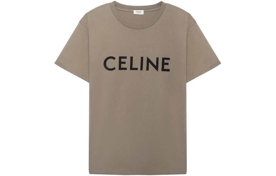 CELINE CELINE SS22 T Shirt Men's Coffee