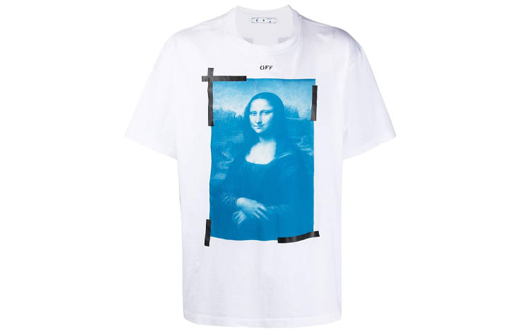 OFF-WHITE OFF WHITE Mona Lisa Tape Tee