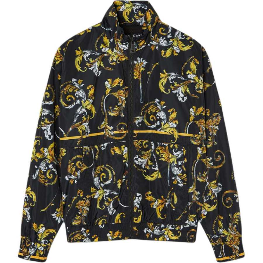 VERSACE JEANS COUTURE Jackets & Coats Men's Black Gold