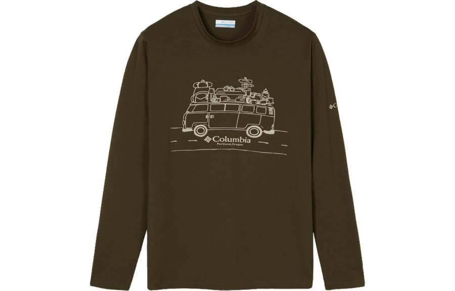 Columbia T Shirt Men's Army Green