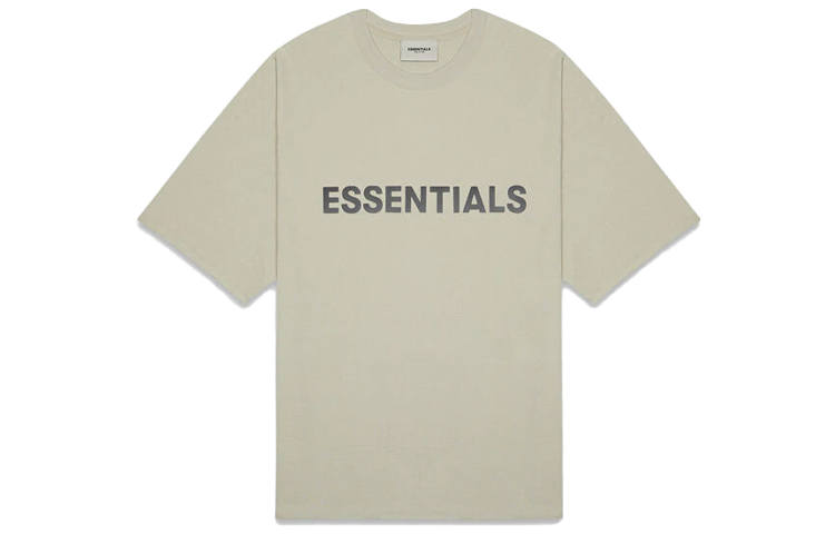 Fear Of God Essentials 3D Silicon Applique Boxy T Shirt