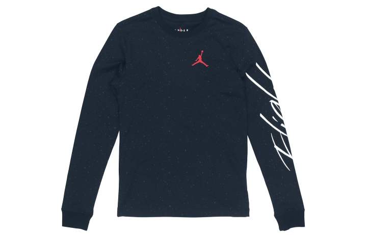 Jordan Jordan Flight T Shirts Men's Black Crew Neck Moderate Straight Fit