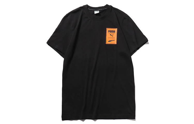 PUMA T Shirts Men's Crew Neck Moderate Straight Fit